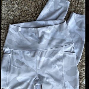 White Camo Leggings